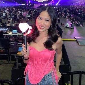 pretty little thing pink corset